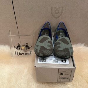 Rothy’s Kids Loafers in Olive Camo